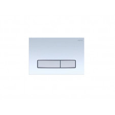 Смывная клавиша белая/никель Aquatek KDI-0000022