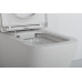 Унитаз подвесной без ободка с сиденьем микролифт Belbagno Ardente-R BB8360CHR+BB8460SC