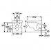 Унитаз подвесной без ободка с сиденьем микролифт Gustavsberg Hygienic Flush WWC 5G84HR01