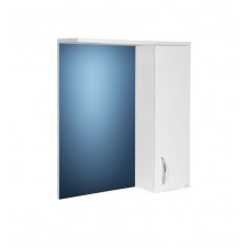 Зеркало со шкафчиком белое 60 см Cersanit Erica F-LS-ERN60
