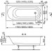 Ванна акриловая прямоугольная 1600*700 Vagnerplast KASANDRA VPBA167KAS2X-04