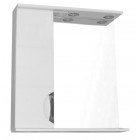 Зеркало с шкафчиком и подсветкой для ванной 60 см Loranto Стиль Соло-60 CS00024779
