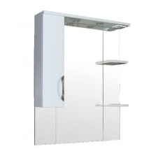 Зеркало с шкафчиком и подсветкой для ванной 80 см Loranto Стиль-80 CS00024669