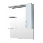 Зеркало с шкафчиком и подсветкой для ванной 80 см Loranto Стиль-80 CS00024670
