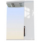 Зеркало с шкафчиком и подсветкой для ванной 58 см Loranto Стиль-58 CS00024666