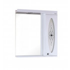Зеркало с шкафчиком и подсветкой для ванной 65 см Onika Кристи 65.01 206537/206536