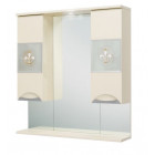 Зеркало с шкафчиками и подсветкой для ванной 78 см Onika Флорена 78.01 207803