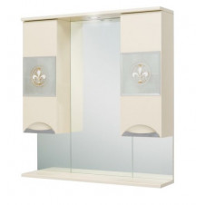 Зеркало с шкафчиками и подсветкой для ванной 78 см Onika Флорена 78.01 207803