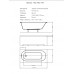 Ванна акриловая прямоугольная 1600*700 Aquatek Лугано 160