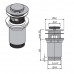 Донный клапан с переливом для умывальника 5/4 механизм click/clack Alcaplast A391
