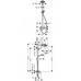 Душевая система Hansgrohe Crometta 160 1jet Showerpipe 27266400