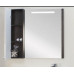 Зеркало с подсветкой и шкафчиком 100 см левое венге Брайтон 1A176702BR500