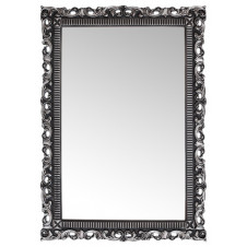 Зеркало 100/70 см белый серебро Pragmatika М-725-03