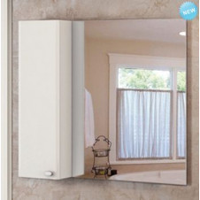 Зеркало со шкафчиком 100 см белый Comforty Неаполь-100 зер.бел.
