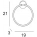 Полотенцедержатель кольцо Inda Colorella A2316TCR