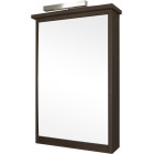 Шкаф зеркальный с подсветкой 60 см Мойдодыр Руно 60-ЗШ