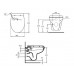 Унитаз подвесной c гигиеническим душем и крышкой микролифт  Ideal Standard Eurovit W705501 + W30140