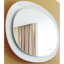 Зеркало с подсветкой 95 см белое Clarberg Дюна Dun.02.10/W