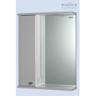 Зеркало с подсветкой и шкафчиком 58 см левое белое Aqualife Астурия 580 ЛЕВ 2-036-000-L-S