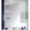 Зеркало с подсветкой и шкафчиком 100 см правое белое Акватон Эмили 86-2 (PRA)